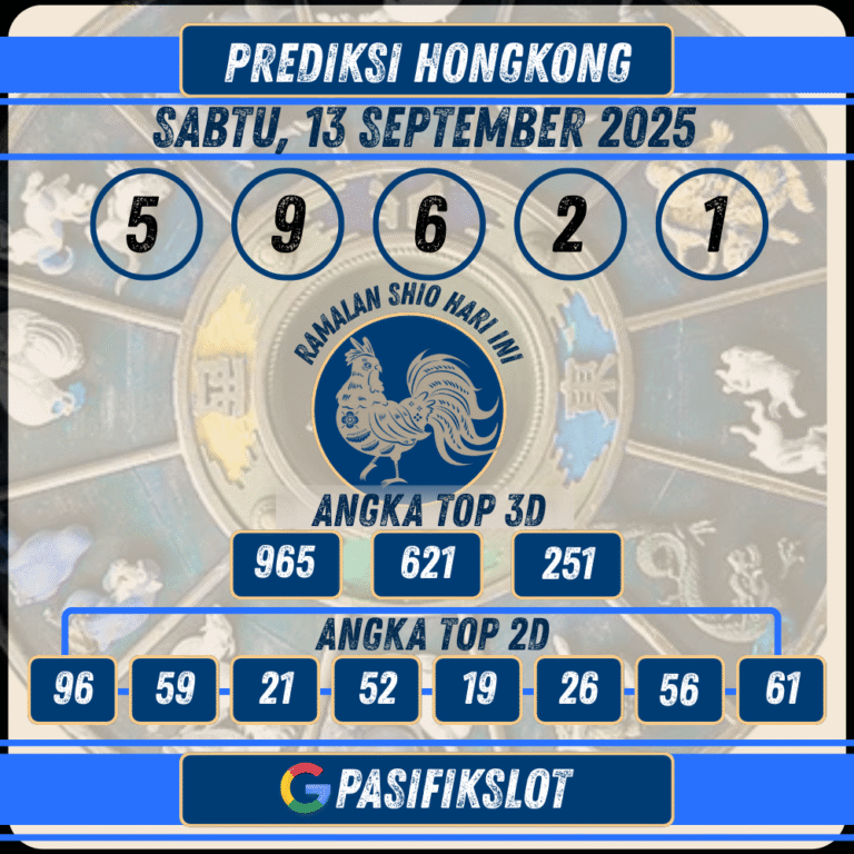Prediksi Hongkongpools 13 September 2025