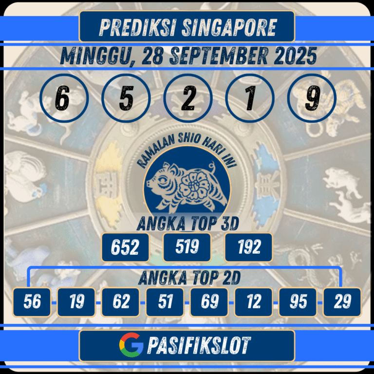 Prediksi Singaporepools 28 September 2025