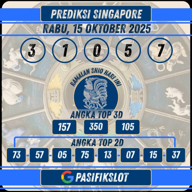 Prediksi Singaporepools 15 Oktober 2025
