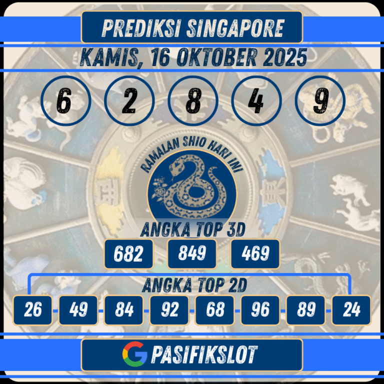 Prediksi Singaporepools 16 Oktober 2025