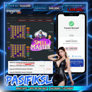 PASIFIKSLOT JACKPOT SPELL MASTER Rp.1,698,000,- LUNAS!
