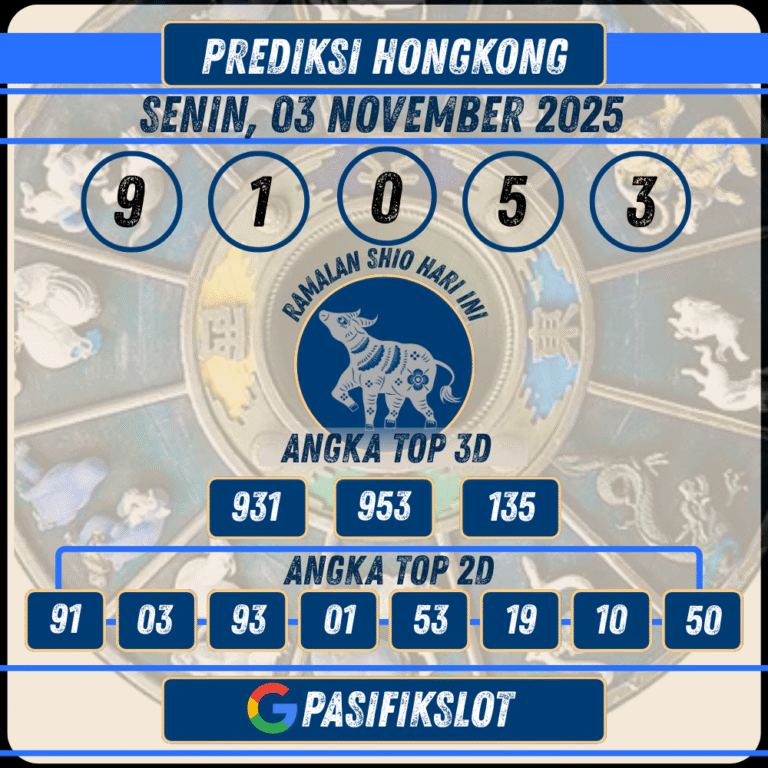 Prediksi Hongkongpools 03 November 2025