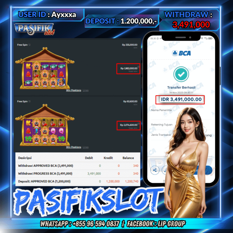 PASIFIKSLOT JACKPOT THE DOG HOUSE ROYAL HUNT Rp.3,3491,000,- LUNAS!
