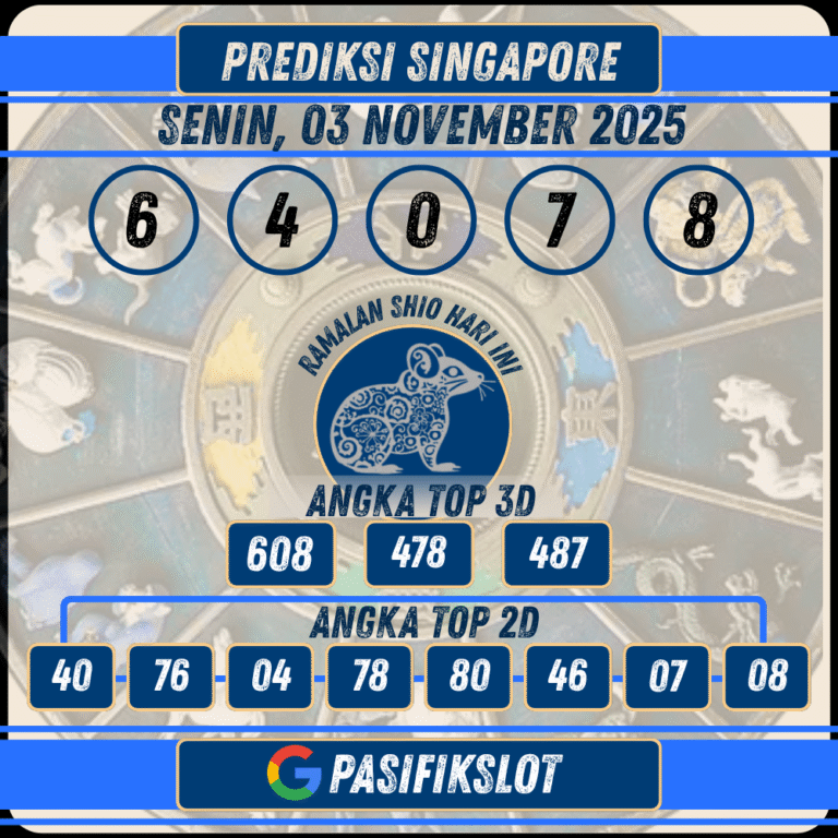 Prediksi Singaporepools 03 November 2025