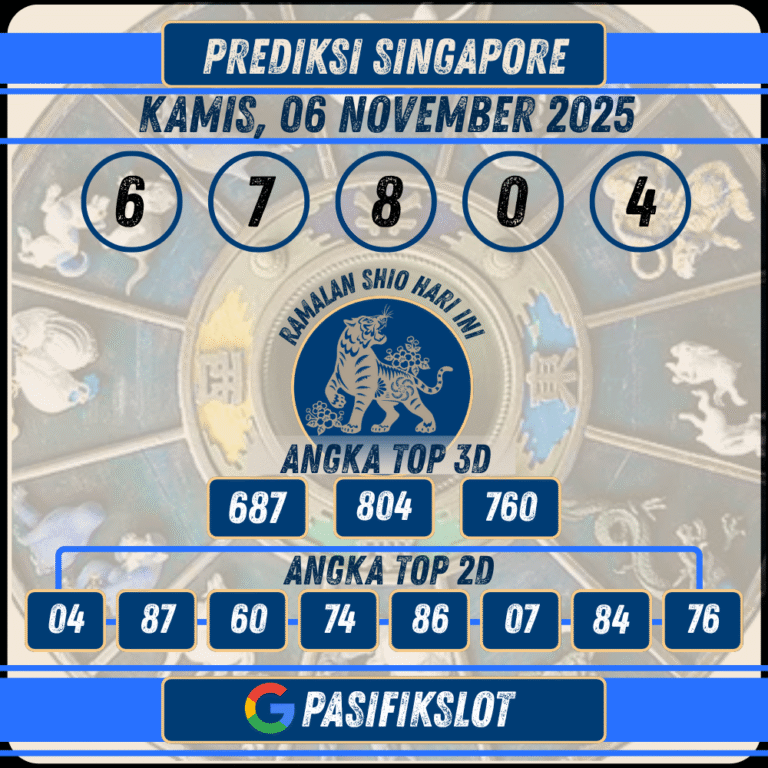 Prediksi Singaporepools 06 November 2025