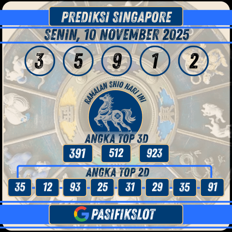 Prediksi Singaporepools 10 November 2025