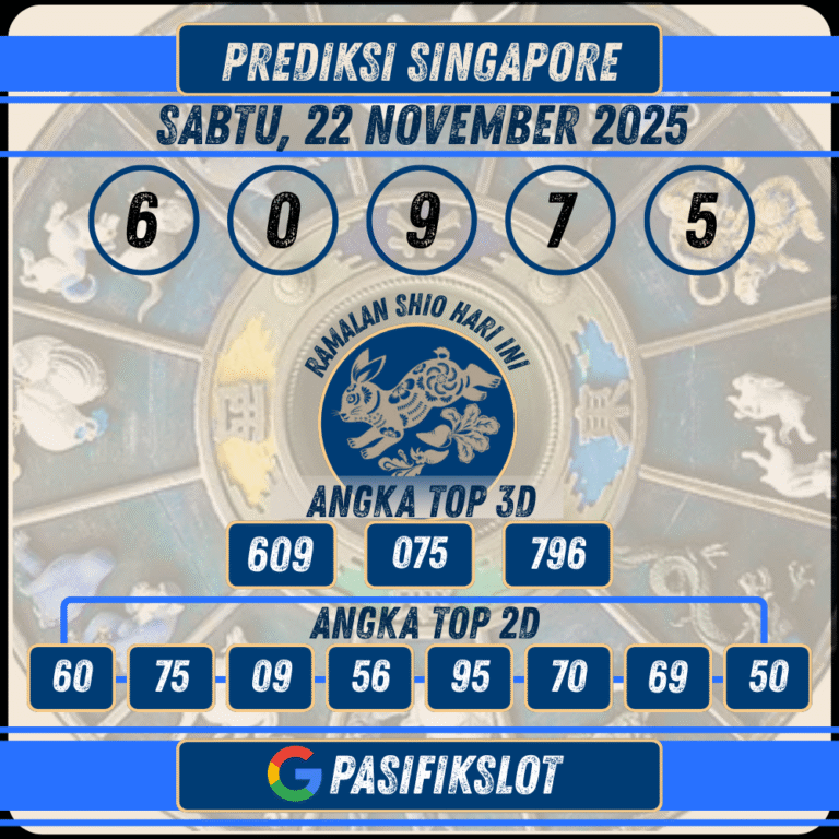 Prediksi Singaporepools 22 November 2025