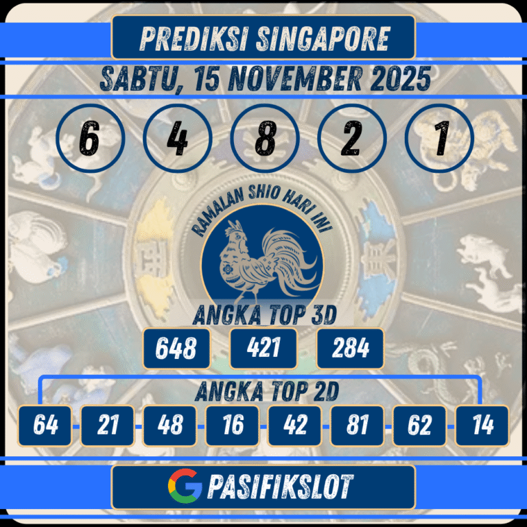 Prediksi Singaporepools 15 November 2025