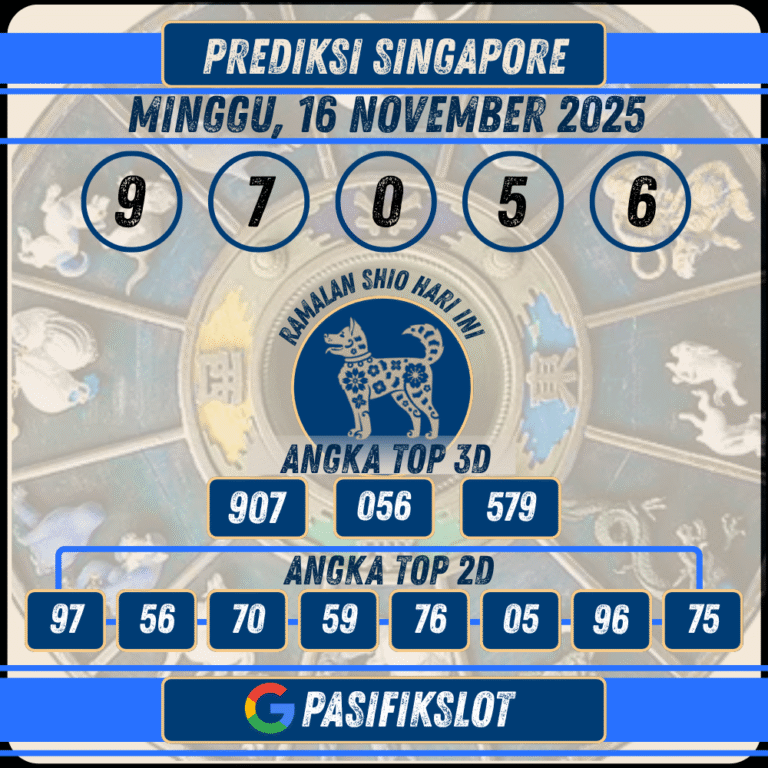 Prediksi Singaporepools 16 November 2025