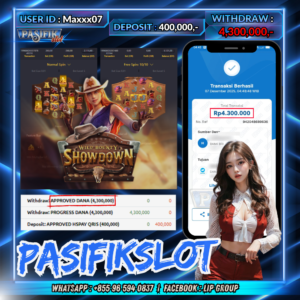PASIFIKSLOT JACKPOT WILD BOUNTY SHOWDOWN Rp.4,300,000,-LUNAS!