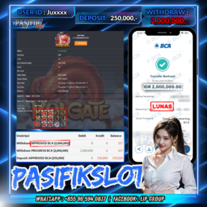 PASIFIKSLOT JACKPOT KOI GATE Rp.2,000,000,-LUNAS!