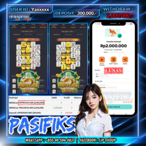 PASIFIKSLOT JACKPOT MAHJONG WAYS 2 Rp.2,000,000,-LUNAS!