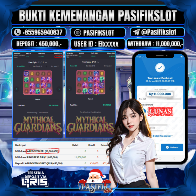 PASIFIKSLOT JACKPOT MYTHICAL GUARDIANS Rp.11,000,000,- LUNAS!