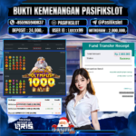 PASIFIKSLOT JACKPOT GATES OF OLYMPUS 10000 Rp.2,000,000,- LUNAS!!